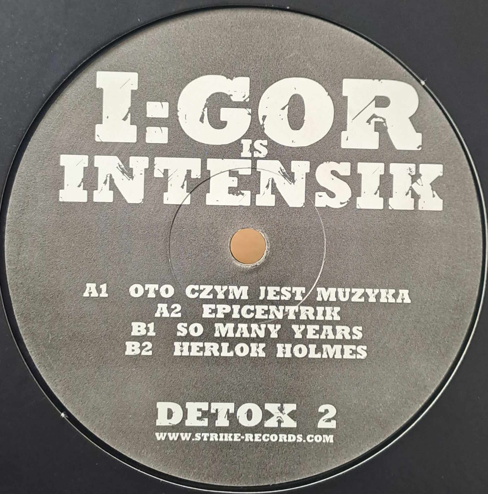 DETOX 2 - vinyle hardcore